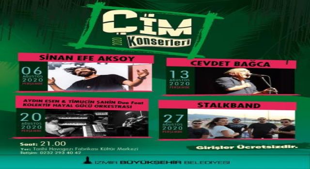 Çim Konserleri başladı...
