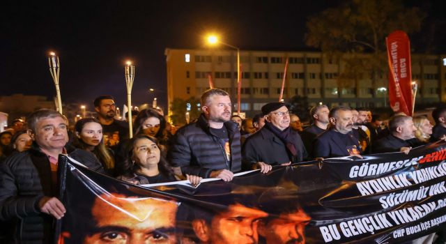 Buca’da “üç fidan” için anma töreni