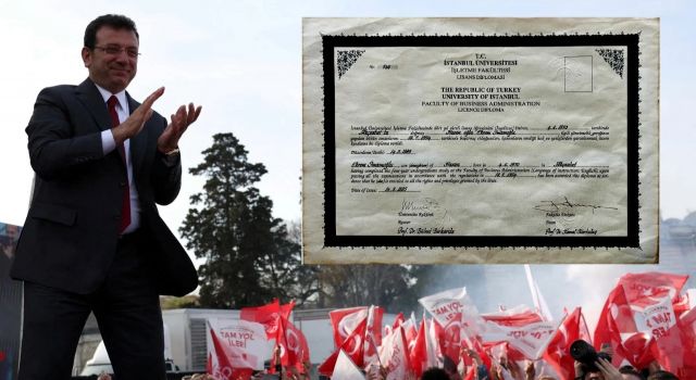 Diploma iptali Ekrem İmamoğlu'na tebliğ edildi