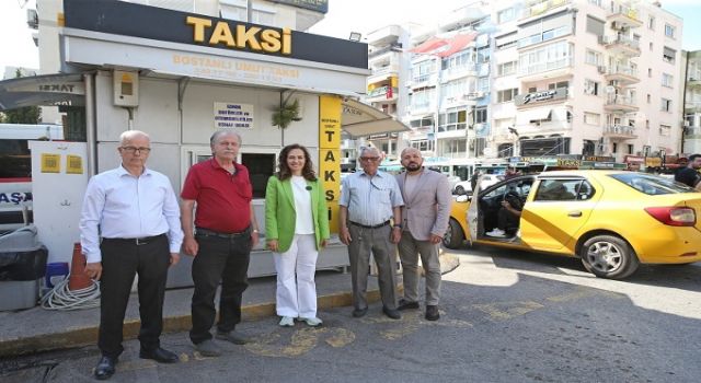Başkan Ünsal’dan taksi duraklarına bayram ziyareti