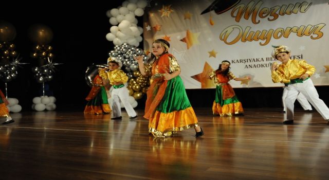 Karşıyaka’nın anaokullarında mezuniyet coşkusu