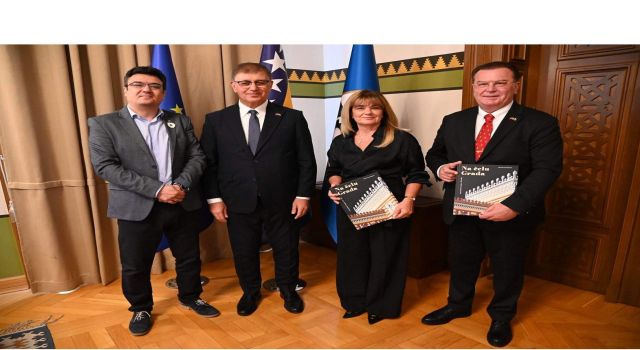 Başkan Tugay Saraybosna’daki ziyaretlerini sürdürdü