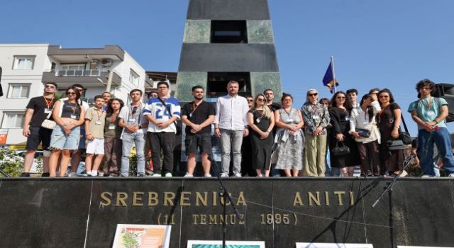 Srebrenitsa Soykırımı’nda katledilen canlar Buca’da anıldı