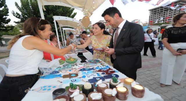 Bayraklı’nın üreten kadınlarına özel sergi