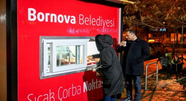 Bornova’da soğuk günlere karşı sıcak dayanışma