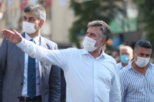 Belediye Başkanı ve Kaymakam birlikte denetledi