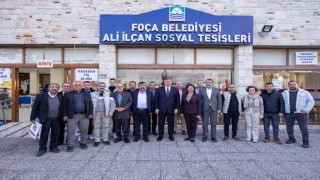 Foça süt üreticileri Başkan Tugay’la buluştu