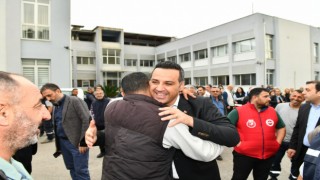 Başkan Yıldız, Belediye personeli ile bayramlaştı