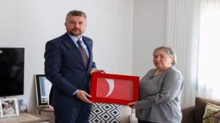 Başkan Görkem Duman’dan şehit evine ziyaret