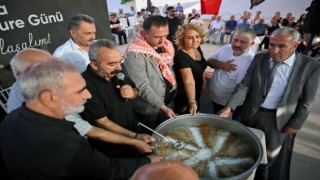 Gökdere’de aşure sofrası birlik ve aşk ile kuruldu