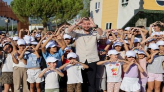 Başkan Duman’dan çocuklara lunapark sürprizi