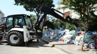 Karşıyaka’da sokaklara moloz atanlara ceza!