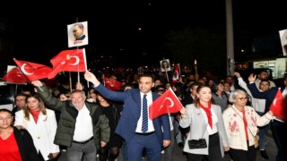 Çiğli’de “İstiklalden İstikbale Büyük Cumhuriyet Yürüyüşü''
