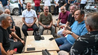 Başkan Eşki’den Çamdibi’nde esnaf turu